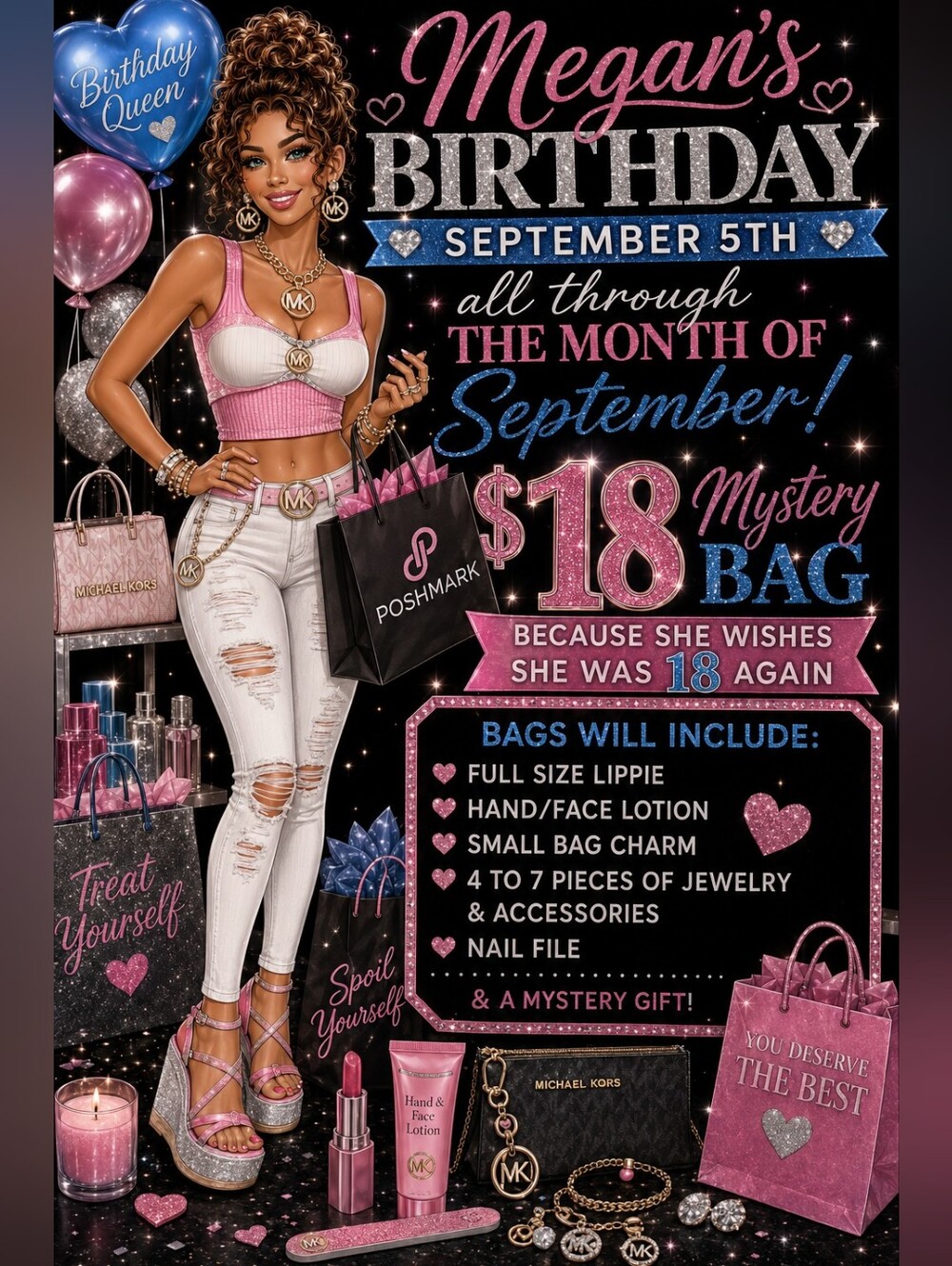 🔥Megan's Birthday Mystery Gift Bags [$18 PRICE - $40 to $55 MSRP!] 🔥